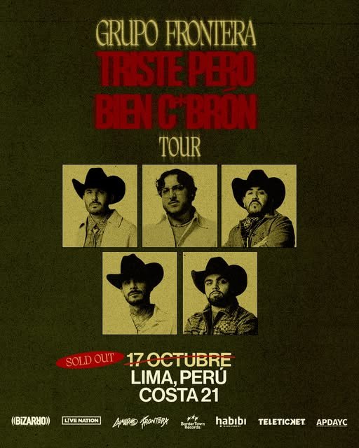 GRUPO FRONTERA HACE SOLD OUT EN LIMA